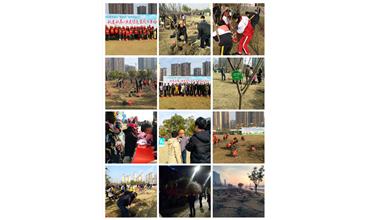 南通分公司與當(dāng)?shù)刂驹刚吖餐瑢?shí)現(xiàn)“同栽一棵樹，同抹一片綠”的夢想